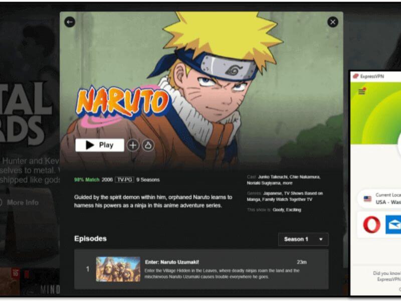Naruto in order on netflix