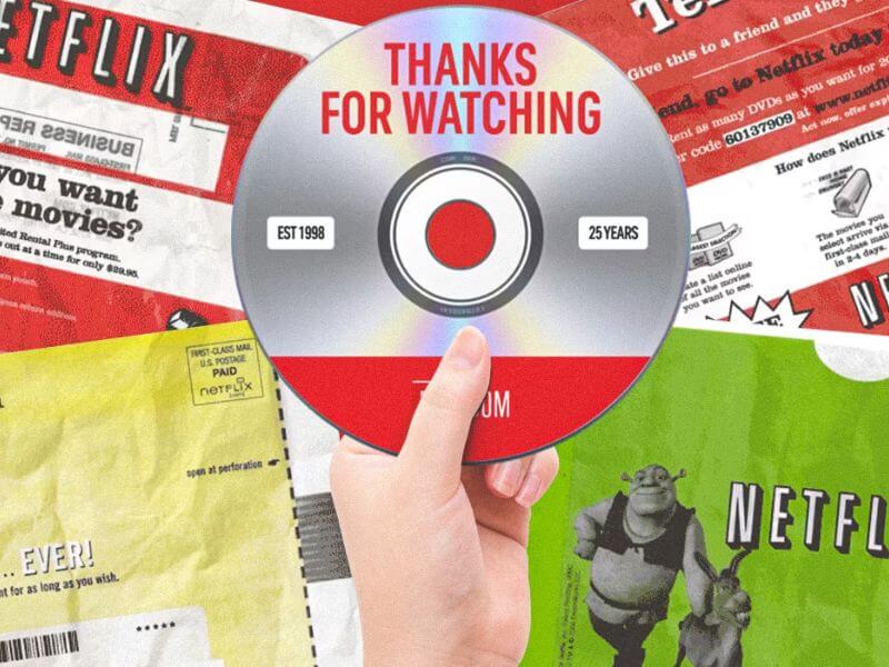Netflix stop sending DVDs