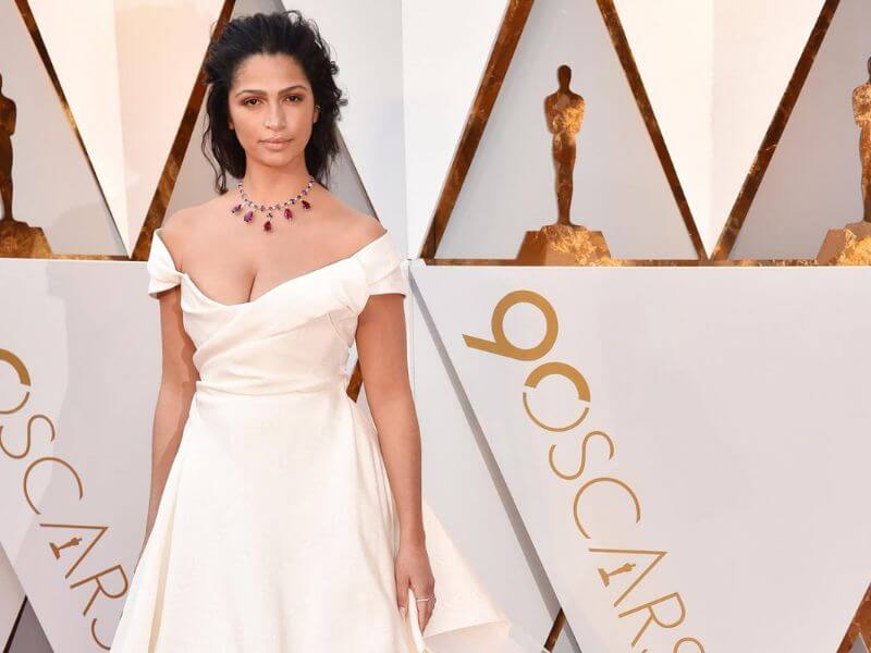 Who wore white at the Oscars