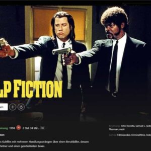 Pulp Fiction on netflix