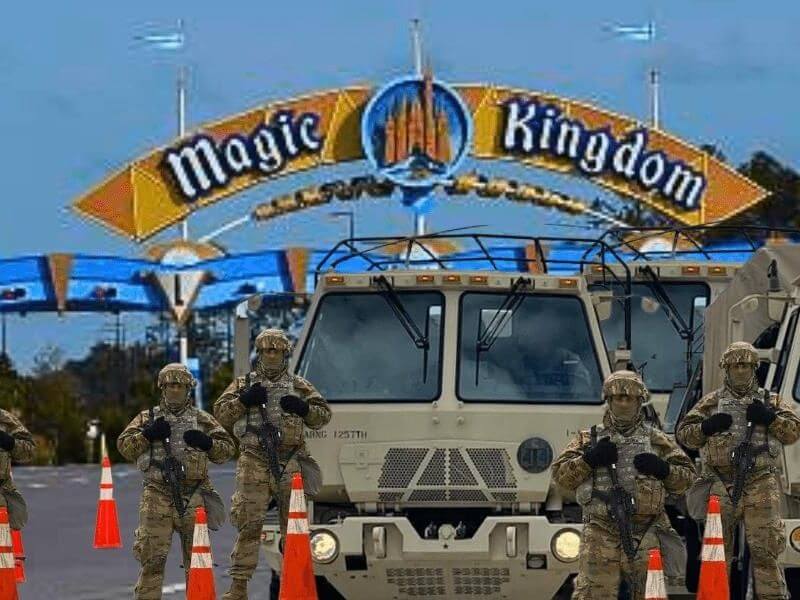 The National Guard at Disney World
