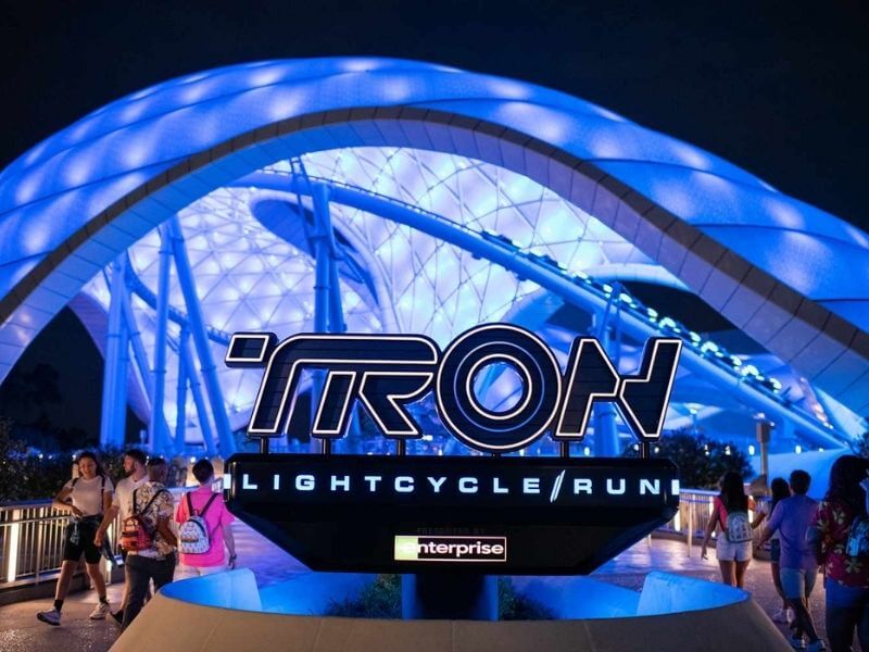  Tron open at Disney World