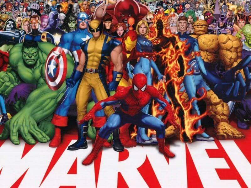 Marvel Superheroes are there